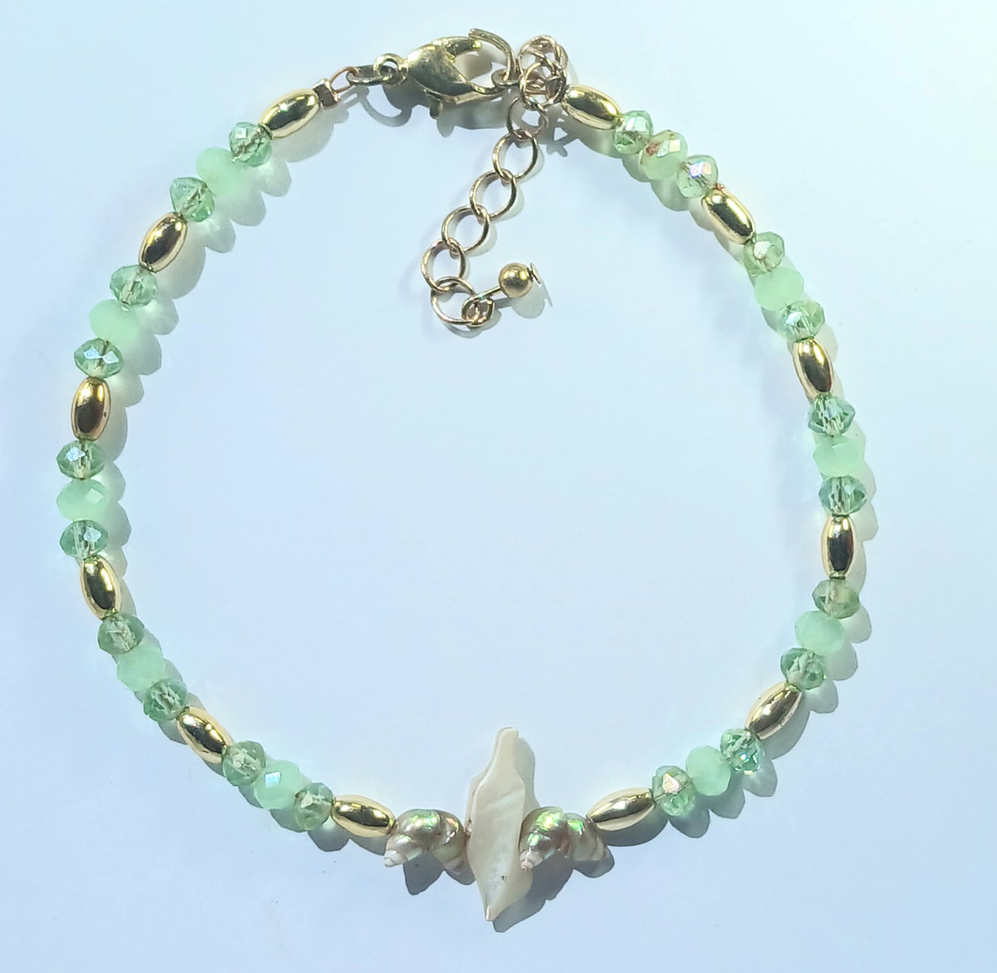 Mother of pearl bird bracelet